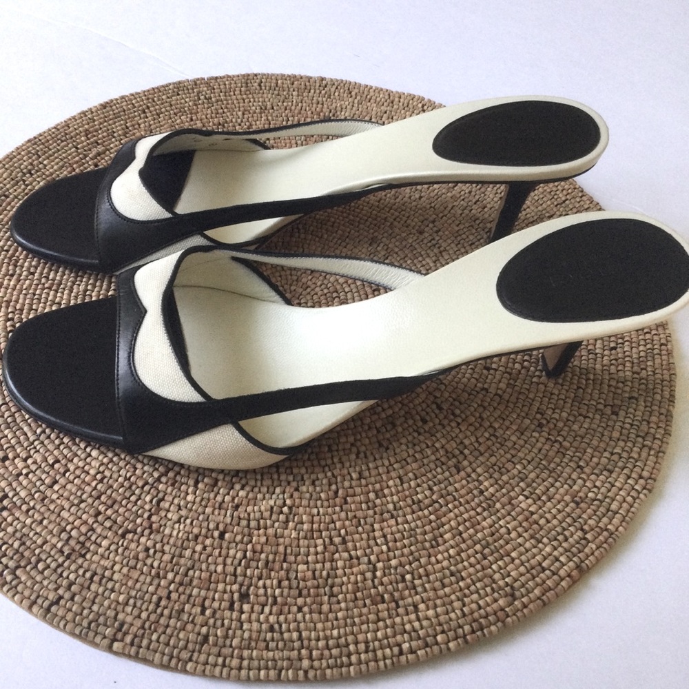 Authentic Gucci Two Tone Slide Sandals